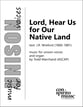 Lord, Hear Us for Our Native Land Unison choral sheet music cover
